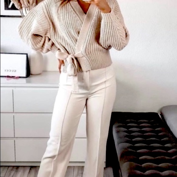 ZARA Crossover Knit Cardigan - Picture 2 of 12